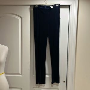 Luly K Vintage Velvet Navy Pants